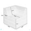 Canapé modulaire en forme de U, canapé modulaire compressé en velours côtelé de style minimaliste moderne, canapé-lit pour le salon, la chambre à coucher, canapé confortable à conception compacte et peu encombrante-563518015