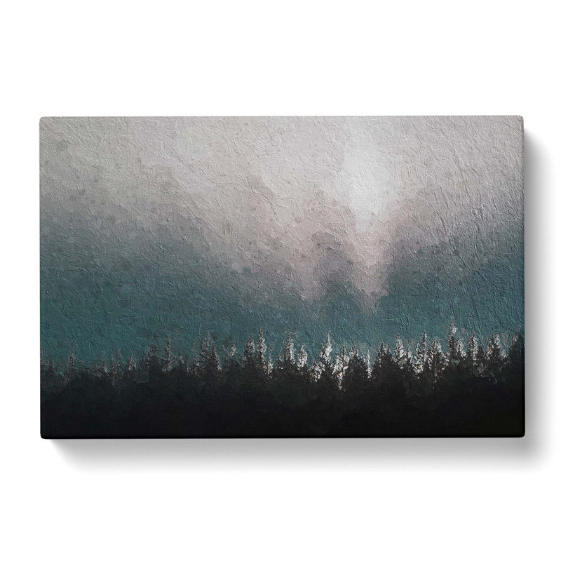 Sunlight Over The Forest - Wrapped Canvas, 50cm H x 76cm W x 3cm D