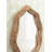 Rashana Scalloped Round Rattan Mirror