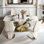 Light luxury simple rectangular dining table sets