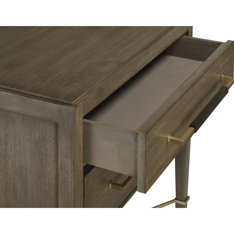 Verona 2 - Drawer Nightstand, Chanterelle/Coffee/Champagne