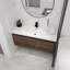 Meuble-lavabo flottant simple de 48 po de largeur, armoire murale avec lavabo, portes à fermeture douce et tiroir