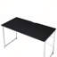 Bureau rectangulaire avec structure en métal