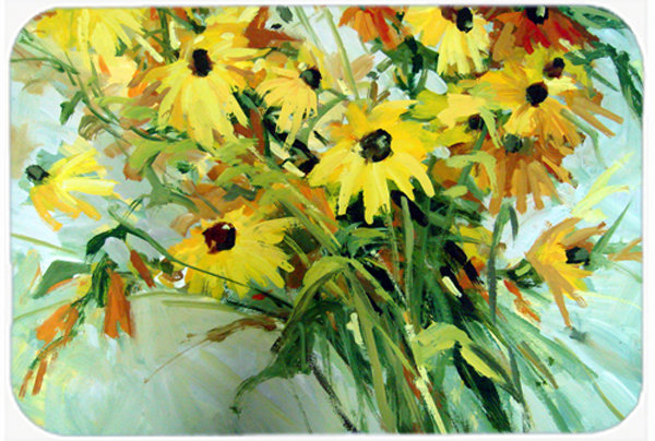 Planche à découper en verre wildflower de fleurs east urban home