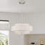 Flaire 4 - Light Steel Dimmable Drum Chandelier-999753941-1010880158