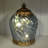 Blue LED Lanterns Twisted Iridescent Moroccan Style Lantern