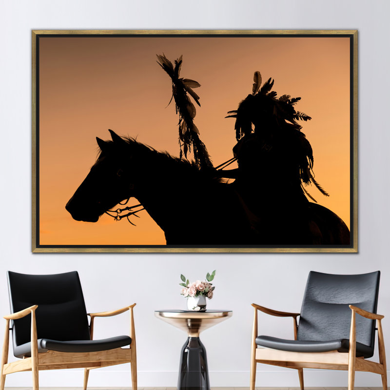 Print on Canvas, 70 cm H x 100 cm W, Gold Floater Framed