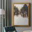 Toile encadrée de qualité supérieure Winter Woods View II - prête à être accrochée-1424472008