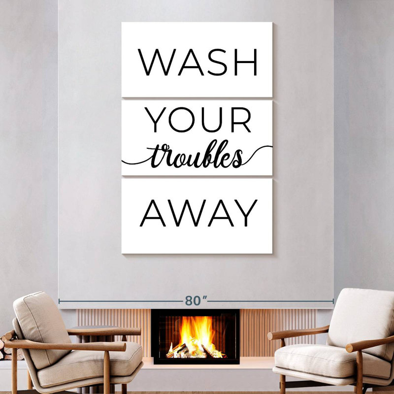 Tergel Wash Your Troues Away, H 74 po x l 48 po