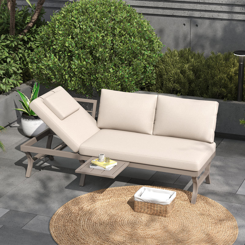 3 - Person Seating Group With Cushions, Beige