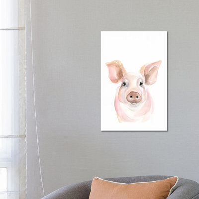 Pig - Wrapped Canvas Gallery-Wrapped Canvas Giclée
