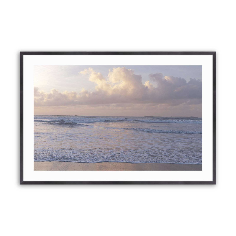 " Normandy's Dusk Dream " by Caroyl La Barge, Weathered Zinc, 12.25" H x 15.25" W x 1.25" D