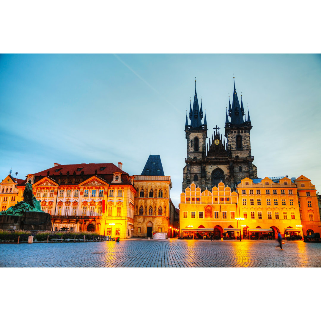 Frauenkirche bei Sonnenaufgang - Leinwandbild