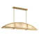 Legacy 4-Light Linear Chandelier in Warm Brass by Breegan Jane