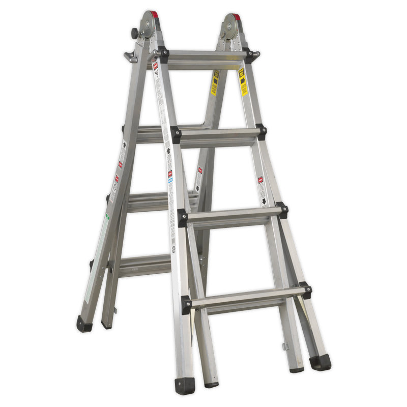 Calidia 16 - Step Aluminium Lightweight Small Step Ladder