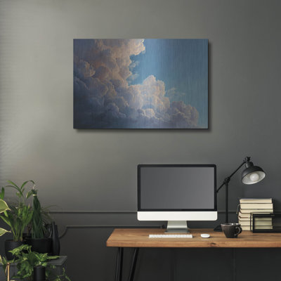  «Magnifique nuage 3» par Ann Klee, art mural en métal, 36 po x 24 po