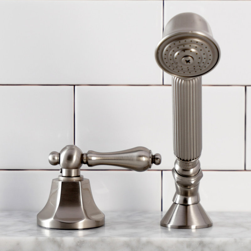 Pomme de douche portative, Nickel brossé