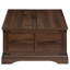Table basse de rangement carrée avec plateau relevable à charnière de 31,5 po Curnow-1829315378