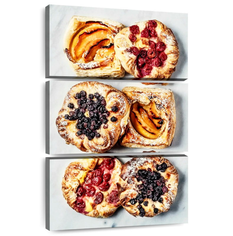 Tartelettes aux fruits sucrés Yarlin, H 32 po x l 20 po