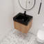 Meuble-lavabo simple 23,65 po avec plateau en résine Lavenia-191701586