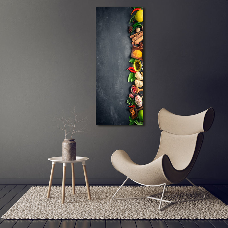 Spices And Herbs - Wrapped Canvas Print