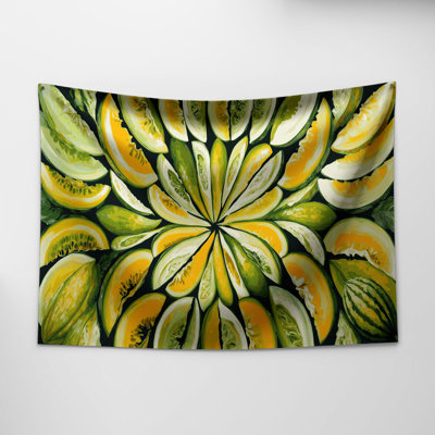 Tapisserie murale Fruit Santa Claus Melon