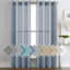Paire de rideaux semi-transparents avec œillets Hywell-1268837088-1268837112