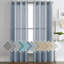 Paire de rideaux semi-transparents avec œillets Hywell-1268837088-1268837116