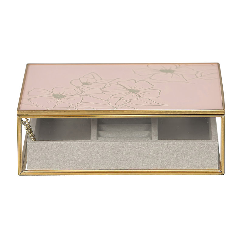 June Glass Jewelry Box