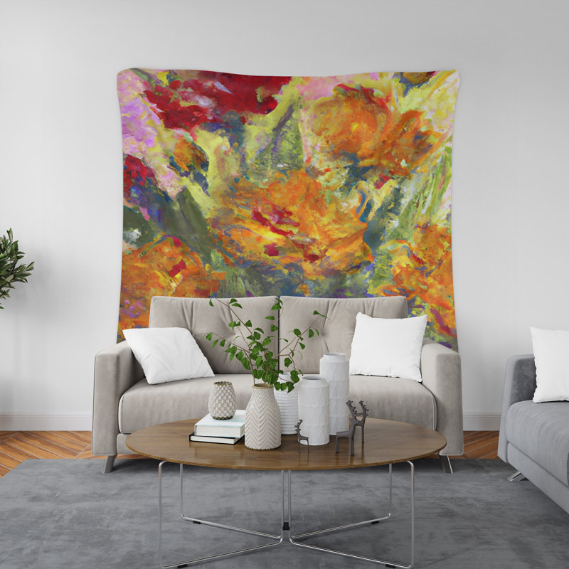 Tapisserie murale, H 80 po x l 68 po