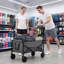 Chariot utilitaire pliable d'une capacité de 330 lb, chariot pliant robuste avec roues tout-terrain et poignée réglable pour le camping, le jardinage et les sports-127149939-125516707