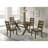 Carbon Knotty Nutmeg Rectangular Dining Table