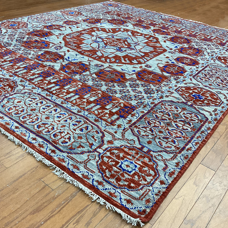 Tapis Indo en laine fait à la main Hero