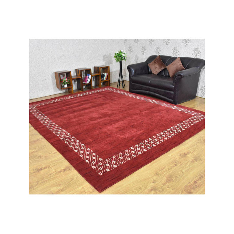 Tapis écologiques tissés à la main Schrum, Rectangle 10 pi x 13 pi