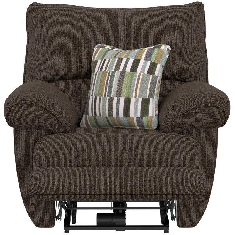 Fauteuil inclinable électrique Harton, Brun