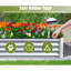 Lit de jardin surélevé galvanisé 8X4x1 Ft - Boîte de plantation pour l'extérieur Spacieux pour les légumes de jardinage. Conception en acier. Base ouverte à croissance ouverte. Barres de soutien solides et stables. Élément épaissi.
