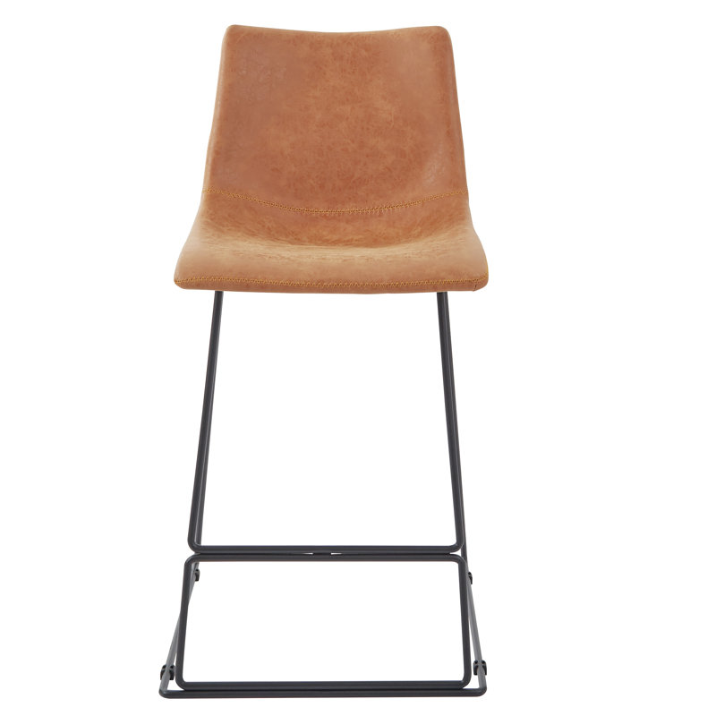 Tabouret de bar 26 po Stange, Similicuir sable