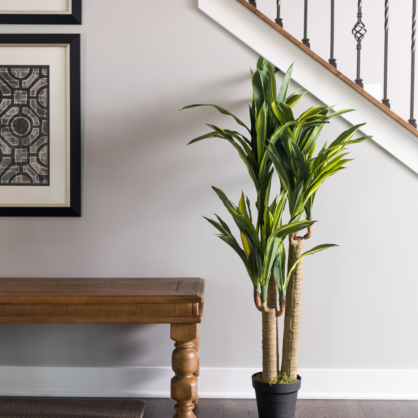 52'' Faux Dracaena Plant in Pot
