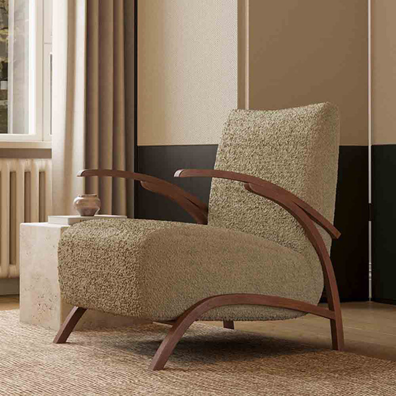 Fauteuil de loisirs français French Vintage, Gris/vert