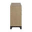 Commode 8 tiroirs caramel et cacao