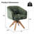 Chenille Upholstered Swivel Chair-1441659828