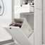 Armoire de trieuse à lessive blanche Space
