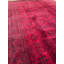 Tapis en laine et coton rouge noué à la main Original