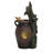 29.7'' H Rustic Polyresin Outdoor Water Fountain with LED Lights, Tree Trunk & Jar Waterfall Fountain with Adjustable Flow