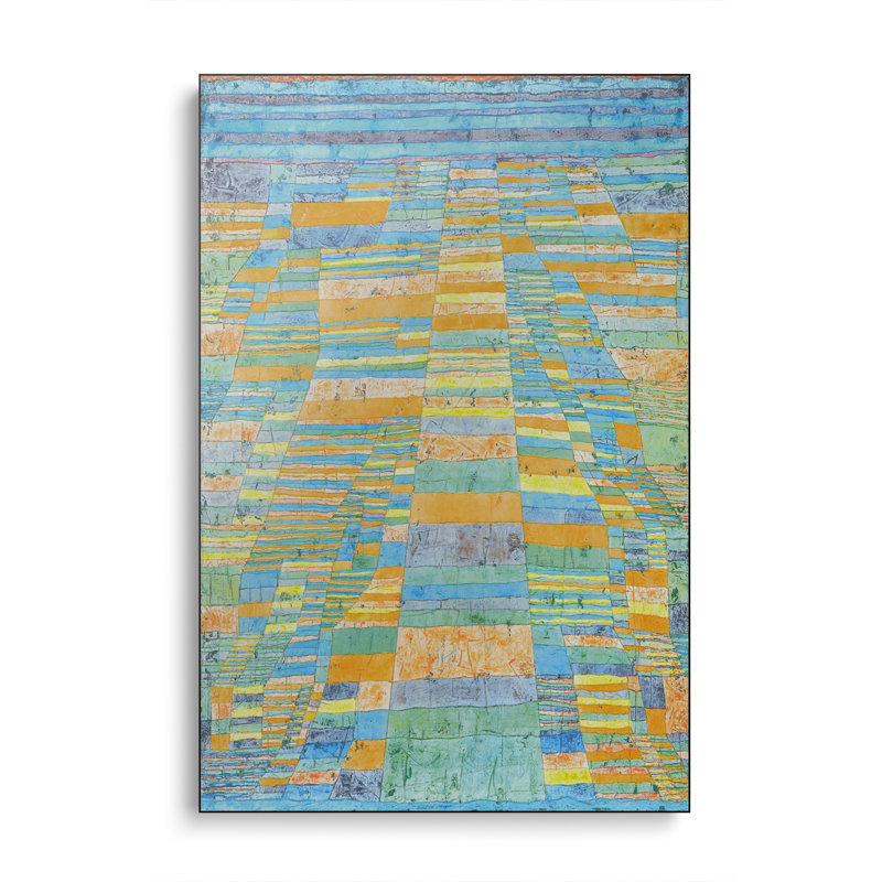 Reproduction d'art sur toile Steemplix, "Route principale et contournement" par Paul Klee