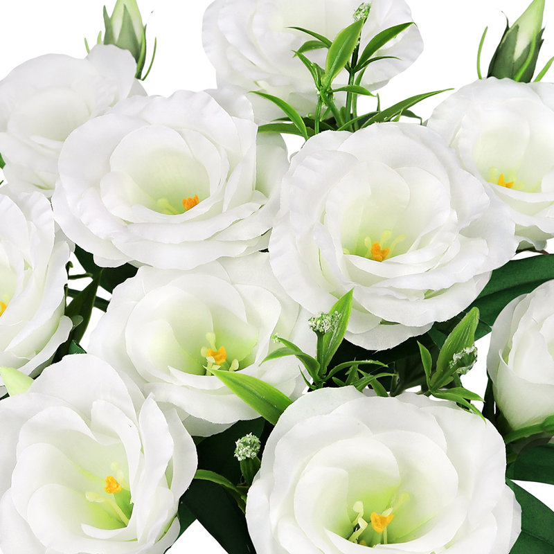 Lisianthus artificiel, Blanc