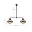 Luminaire suspendu linéaire à 2 lumières Willard-88777467