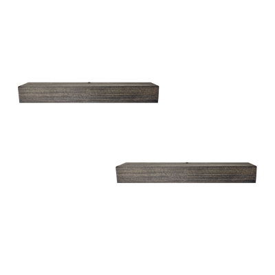 Rayne Poplar Floating Shelves