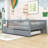 Wood Daybed with Twin Trundle and Guardrails-537538285-537538288