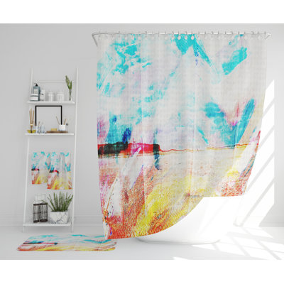 Neljana Polyester Shower Curtain Set